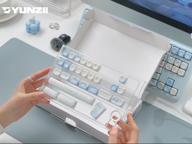 Amazon.com: YUNZII 132 Keys MOA Keycaps, Dye-Sublimation PBT